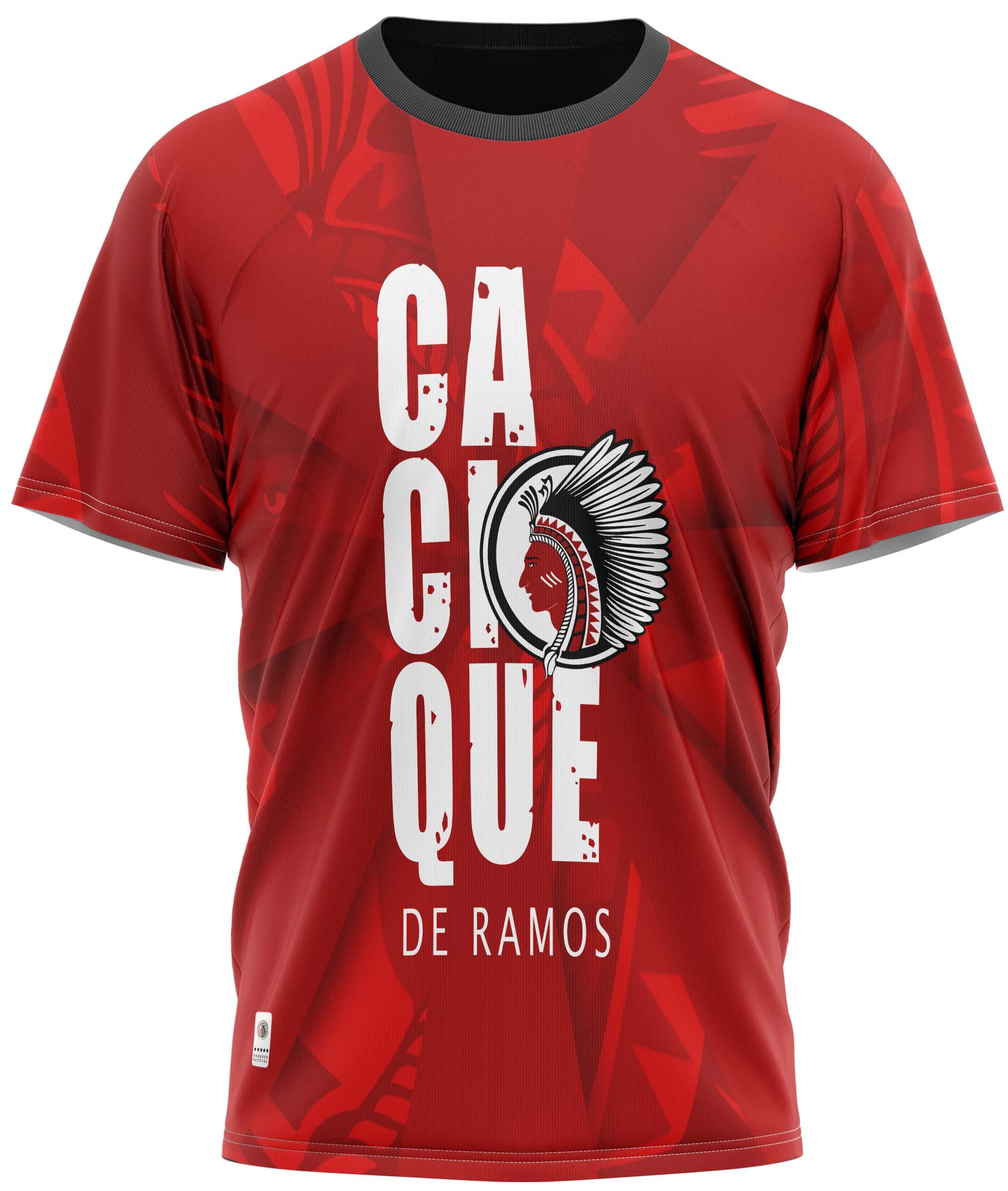 CDR 030 (1) Camiseta Cacique de Ramos - O Cacique Vermelha - Imagem 1