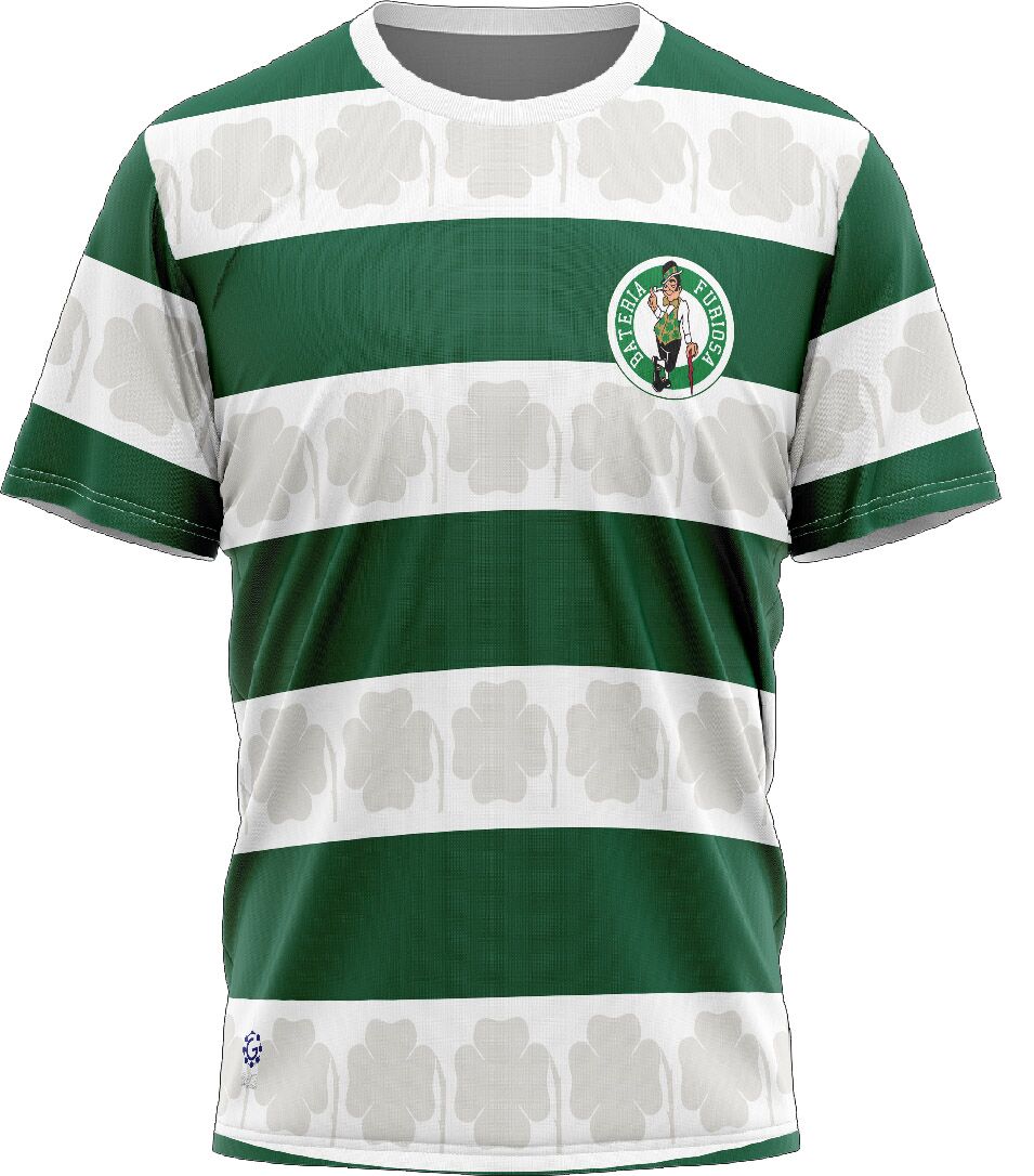 Camiseta Celtics - Camisa Verde e Branco - Imagem 1