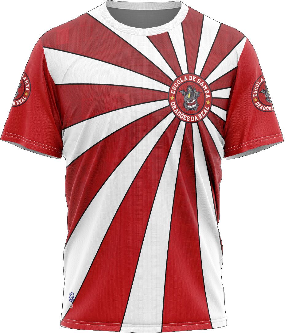 Camiseta Bateria Ritmo Que Incendeia - Dragões da Real - Imagem 1