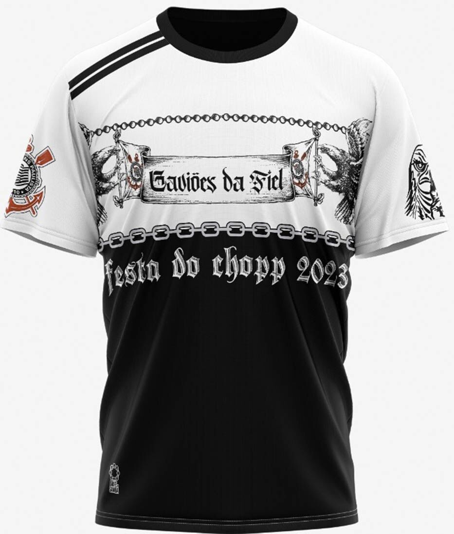 Camiseta Enredo Festa do Chopp 2023- Gaviões da Fiel - Imagem 1