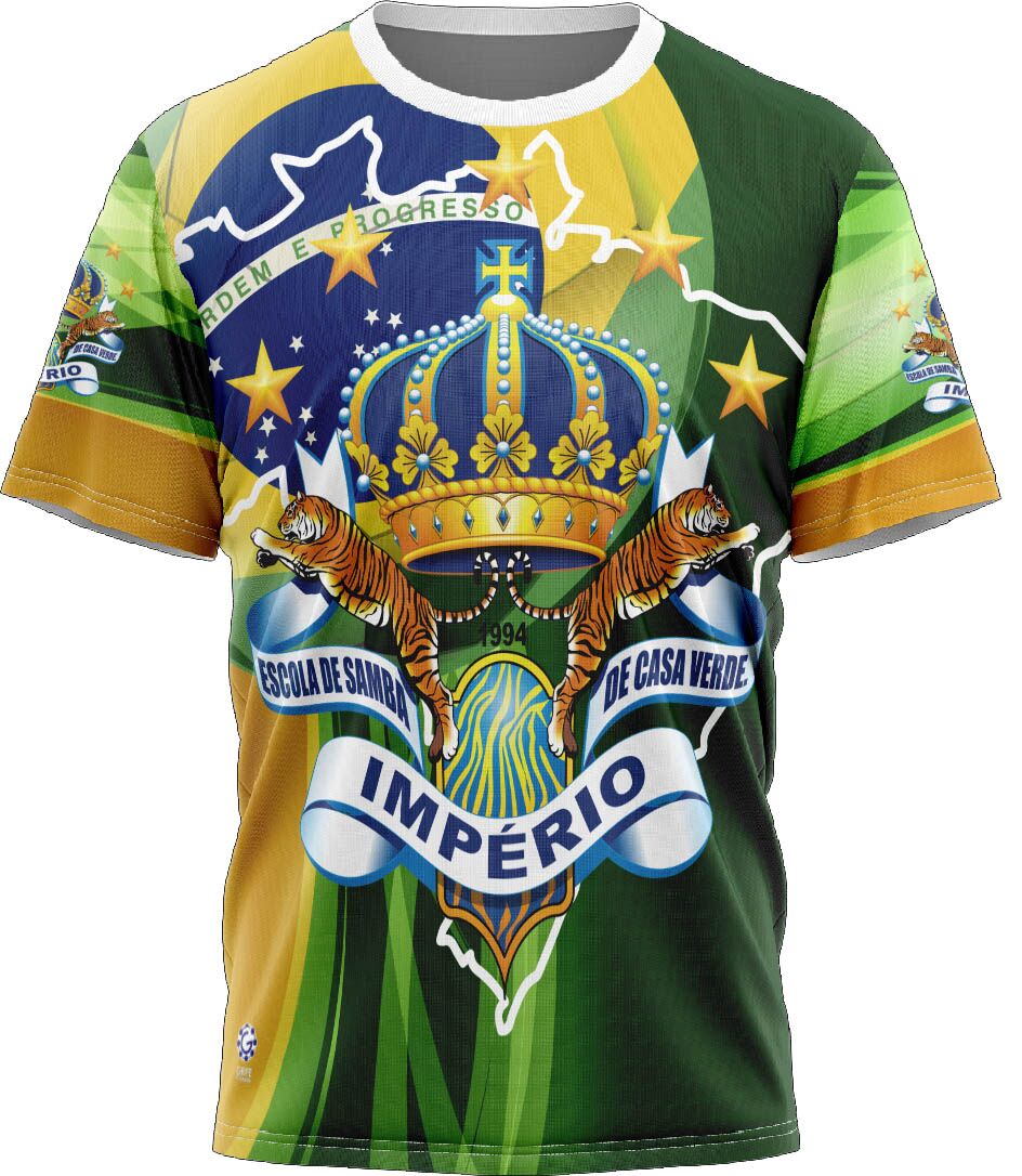Camiseta Passeio Brasil 2014 - Império de Casa Verde - Imagem 1