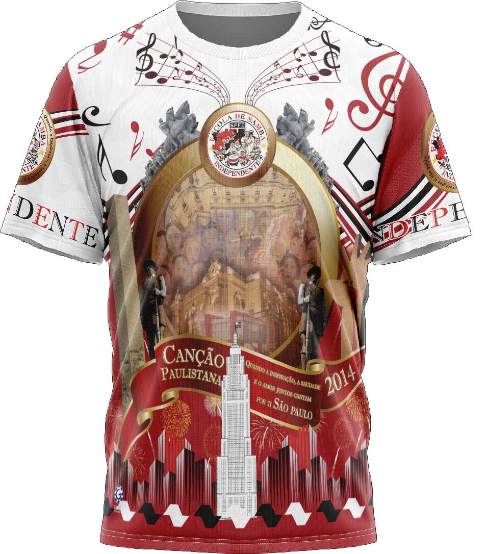 Camiseta Enredo 2014 - Independente Tricolor - Imagem 1