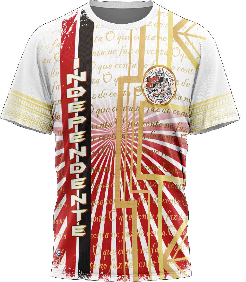 Camiseta Tricolor Dourado - Independente Tricolor - Imagem 1