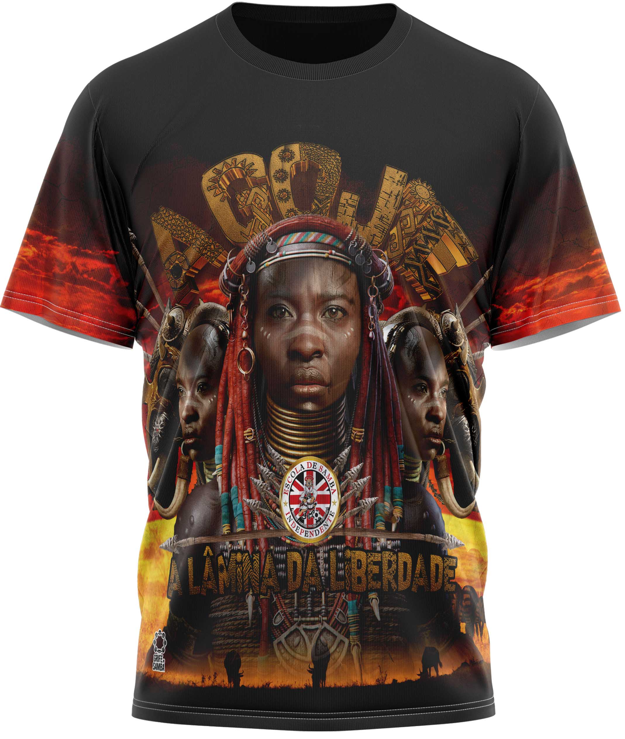 Camiseta Enredo 2024 - Independente Tricolor - Imagem 1