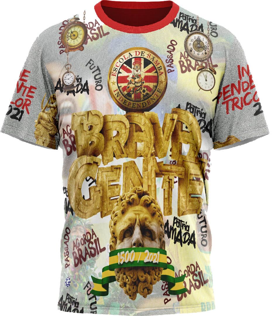 Camiseta Enredo 2021 - Independente Tricolor - Imagem 1