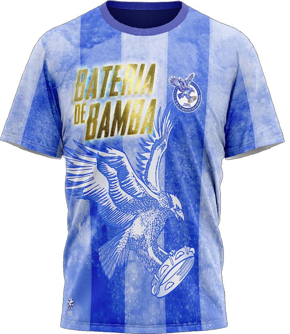 Camiseta Bateria de Bamba Listras - Nenê de Vila Matilde - Imagem 1