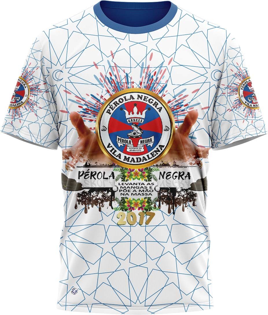 Camiseta Enredo 2017 Branca - Perola Negra - Imagem 1