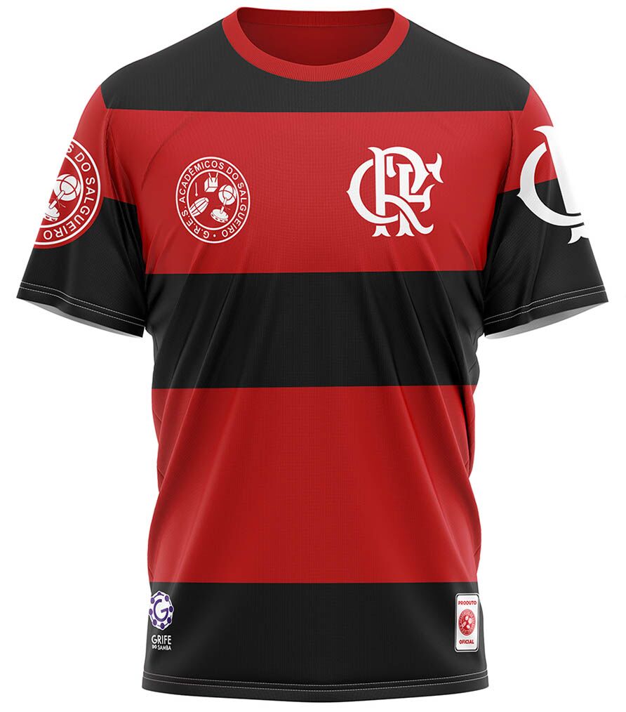 Camiseta Duas Paixões Salgueiro / Flamengo - Salgueiro - Imagem 1