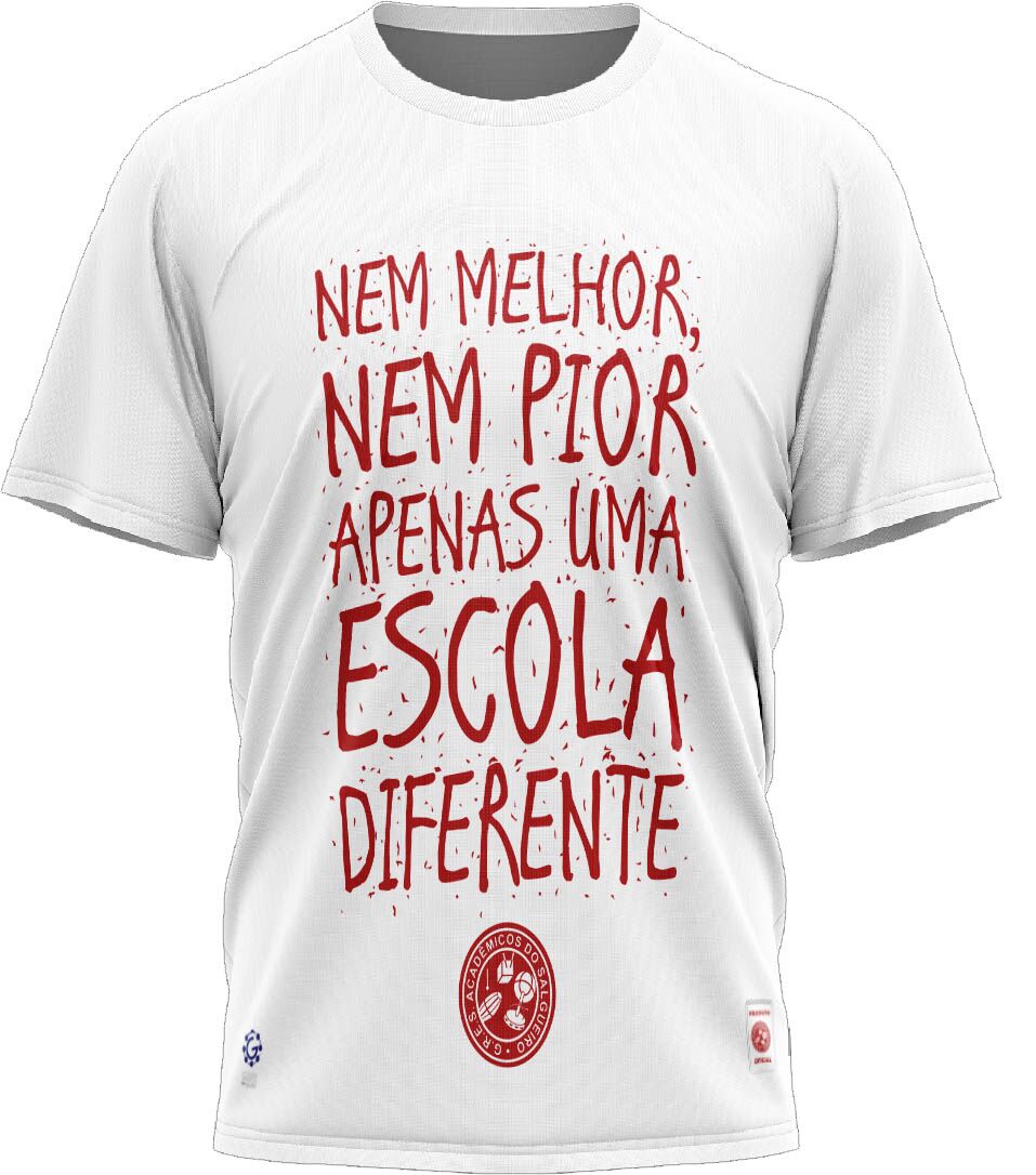 Camiseta Apenas Uma Escola Diferente - Salgueiro - Imagem 1