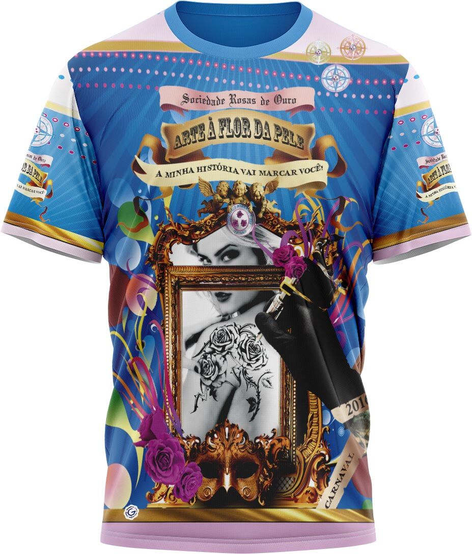 Camiseta Enredo 2016 - Rosas de Ouro - Imagem 1