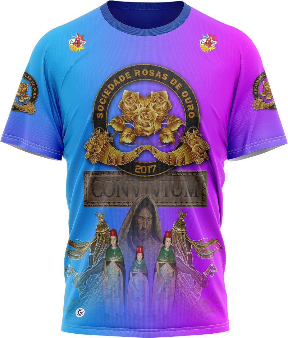 Camiseta Enredo 2017 - Rosas de Ouro - Imagem 1