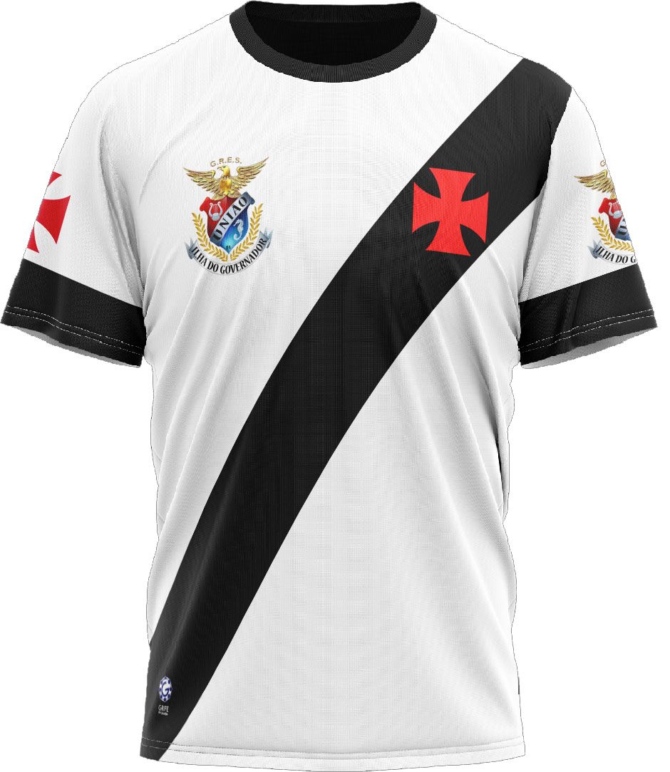 Camiseta Duas Paixões - União da Ilha / Vasco- União da Ilha do Governador - Imagem 1