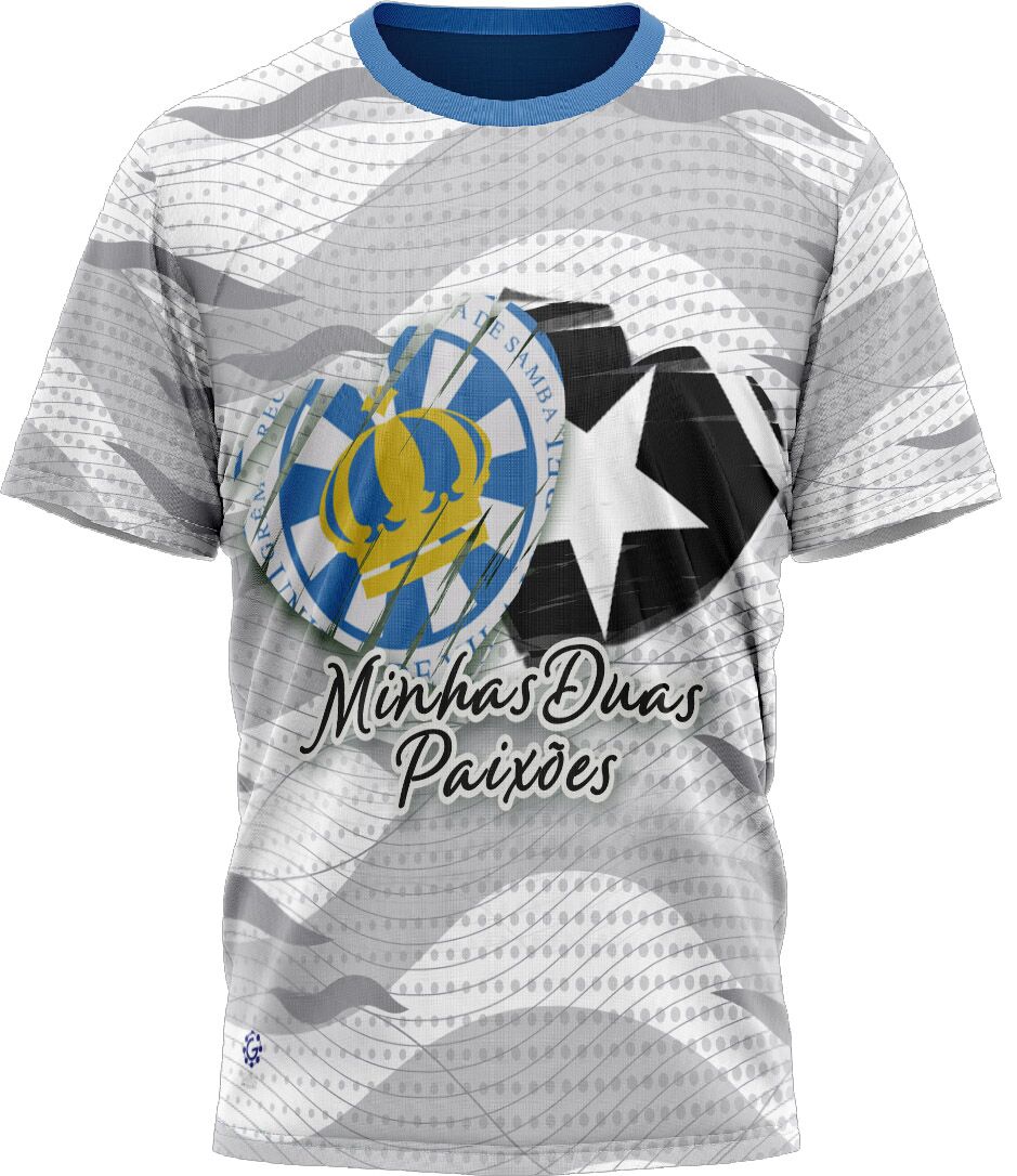 Camiseta Duas Paixões Vila Isabel / Botafogo - Vila Isabel - Imagem 1