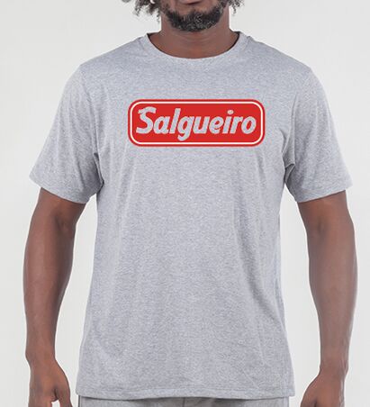 SAL S 017 CINZA FRENTE Camiseta de Algodão Letreiro - Salgueiro - Imagem 1