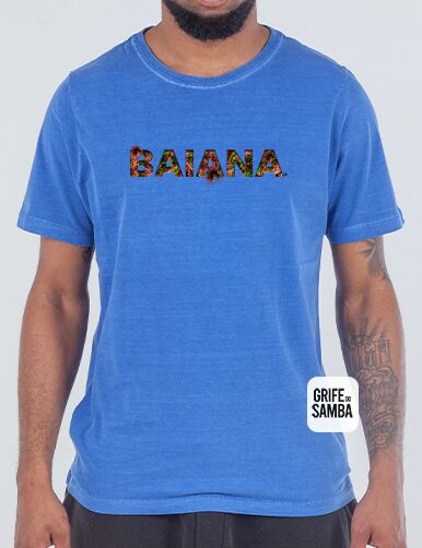 PDS S 033 AZUL Camiseta - Baiana - Imagem 1