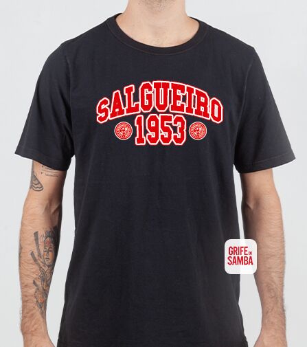 Camiseta de Algodão College - Salgueiro - Imagem 1