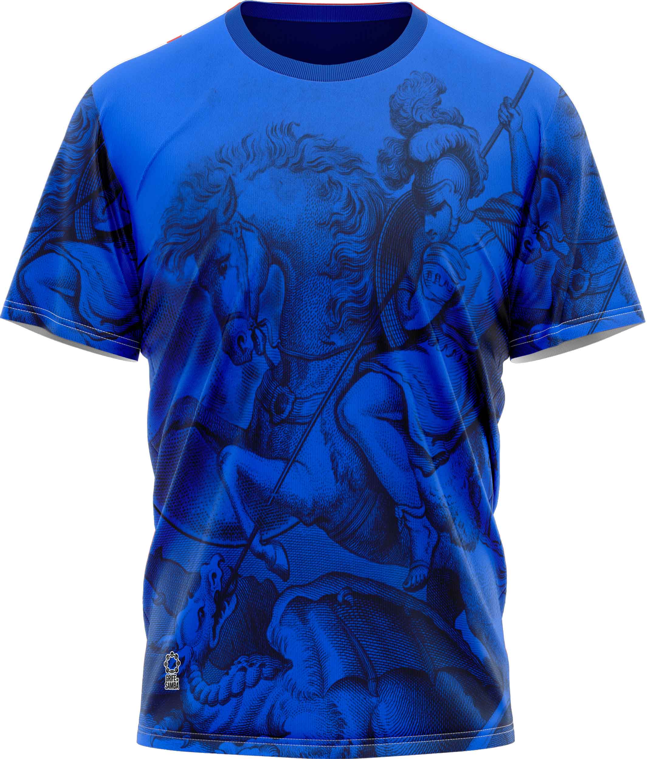 Camiseta São Jorge - Azul - Imagem 1
