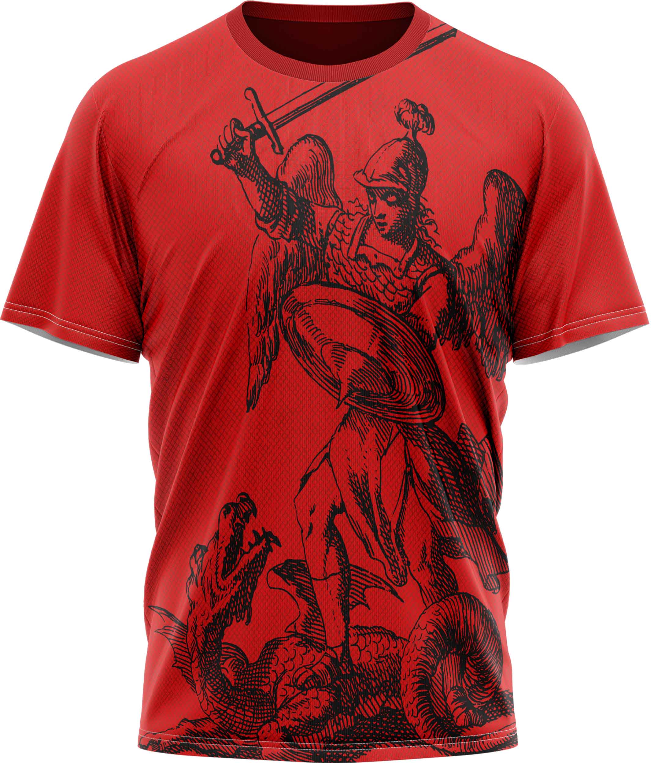 Camiseta São Jorge - Vermelha - Imagem 1