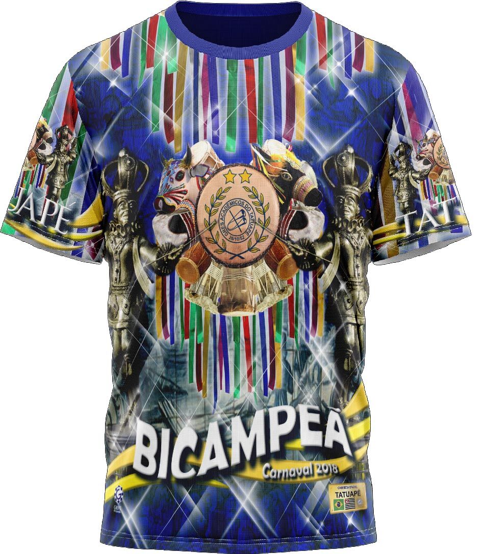 Camiseta Bi Campeã 2018 - Acadêmicos do Tatuapé - Imagem 1
