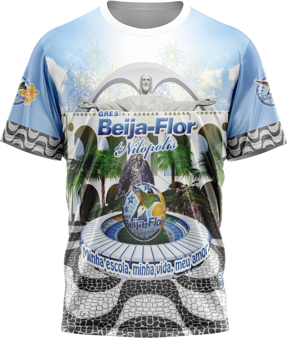 Camiseta Rio De Janeiro - Beija Flor - Imagem 1