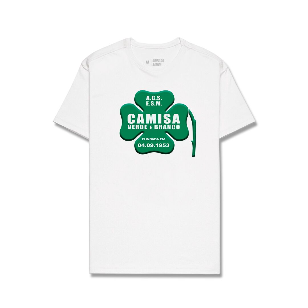 Camiseta Camisa Verde E Branco - [Clássicos] - Imagem 1