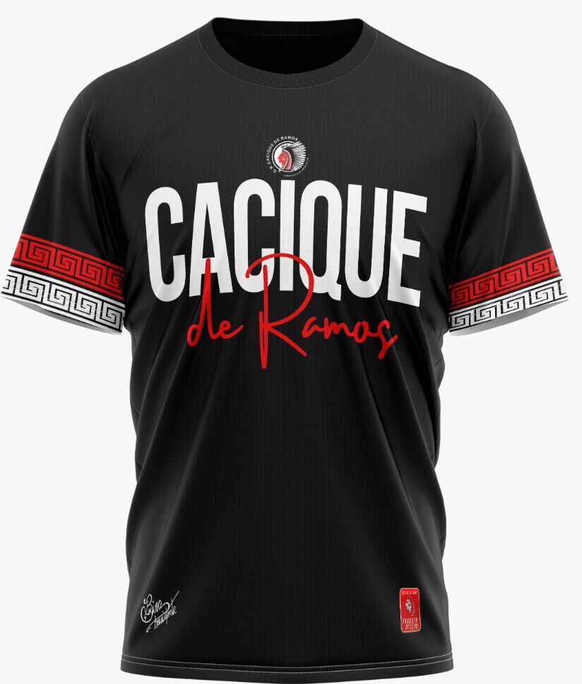 Camiseta Cacique de Ramos - O Pajé (Indio Velho) - Imagem 1