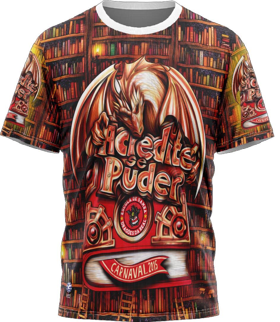 Camiseta Enredo 2015 - Dragões da Real - Imagem 1