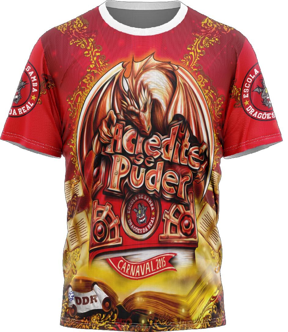 Camiseta Enredo 2015  2 - Dragões da Real - Imagem 1