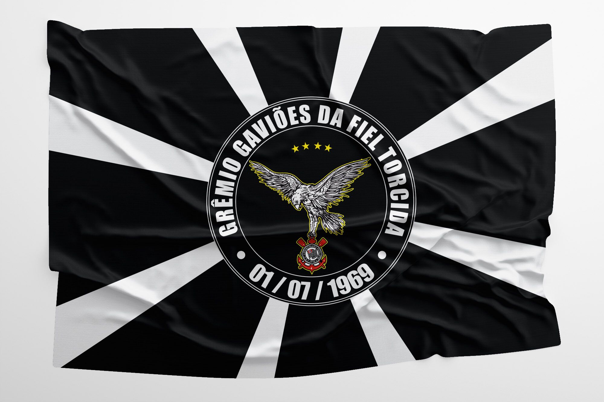 GDF P 001 Bandeira Pavilhão - Gaviões da Fiel - Imagem 1