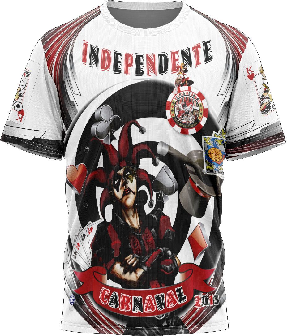 IND A 001 (1) Camiseta Enredo 2013 - Independente Tricolor - Imagem 1