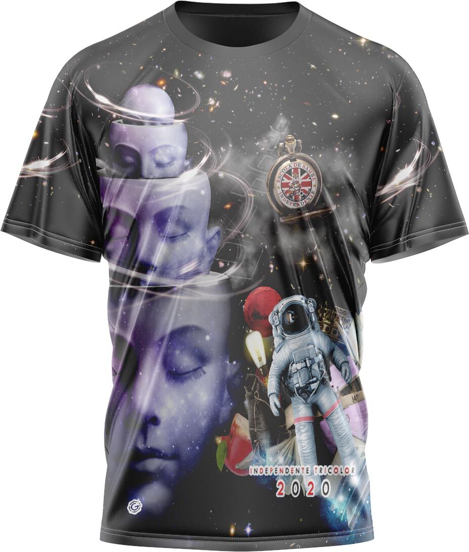 Camiseta Enredo 2020 - Independente Tricolor - Imagem 1