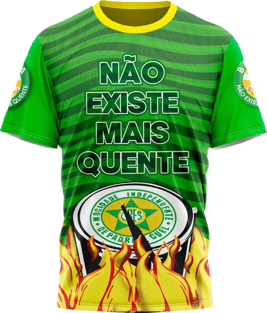 Camiseta Bateria Mais Quente Não Existe - Mocidade Indep. Padre Miguel - Imagem 1