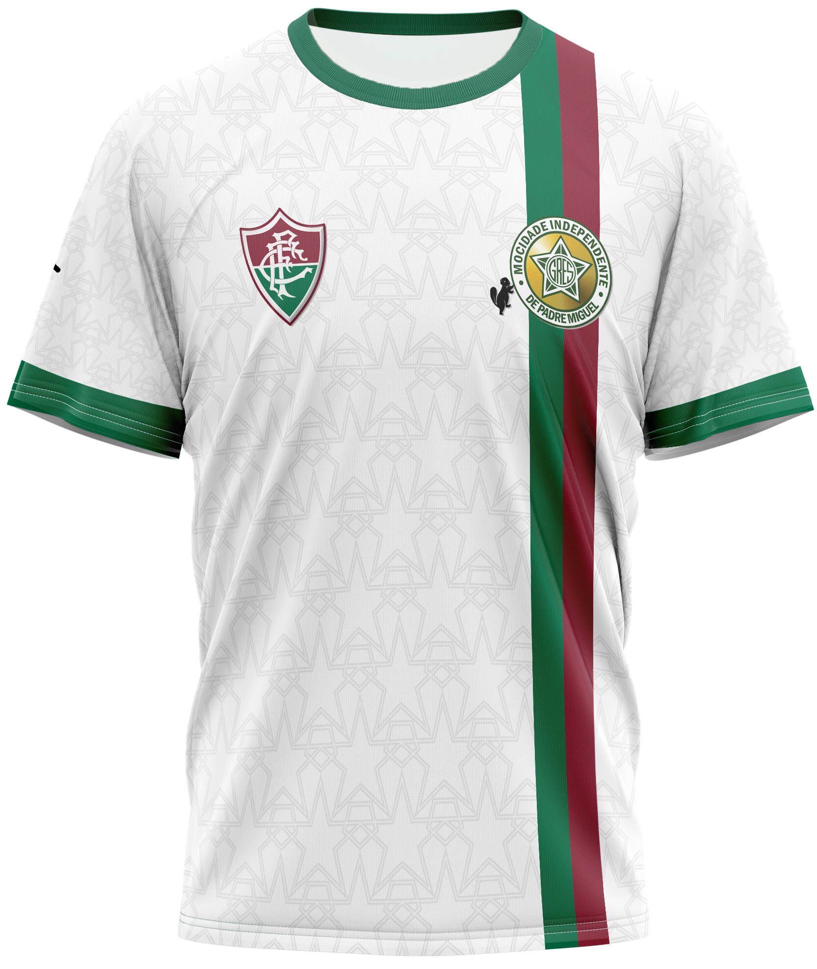 Camiseta Duas Paixões Mocidade / Fluminense- Mocidade Indep. Padre Miguel - Imagem 1