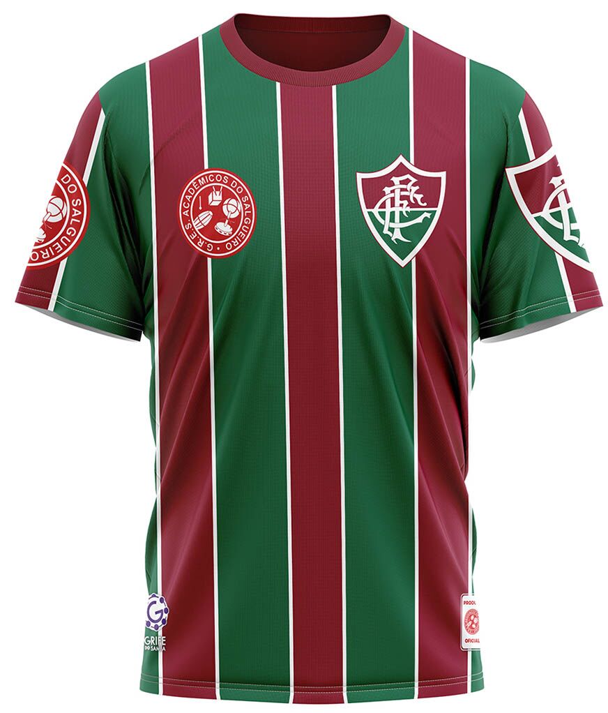 Camiseta Duas Paixões Salgueiro / Fluminense - Salgueiro - Imagem 1