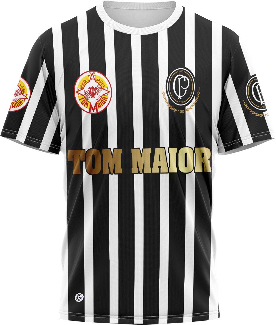 TOM A 001 (1) Camiseta Duas Paixões Tom Maior / Corinthians - Tom Maior - Imagem 1