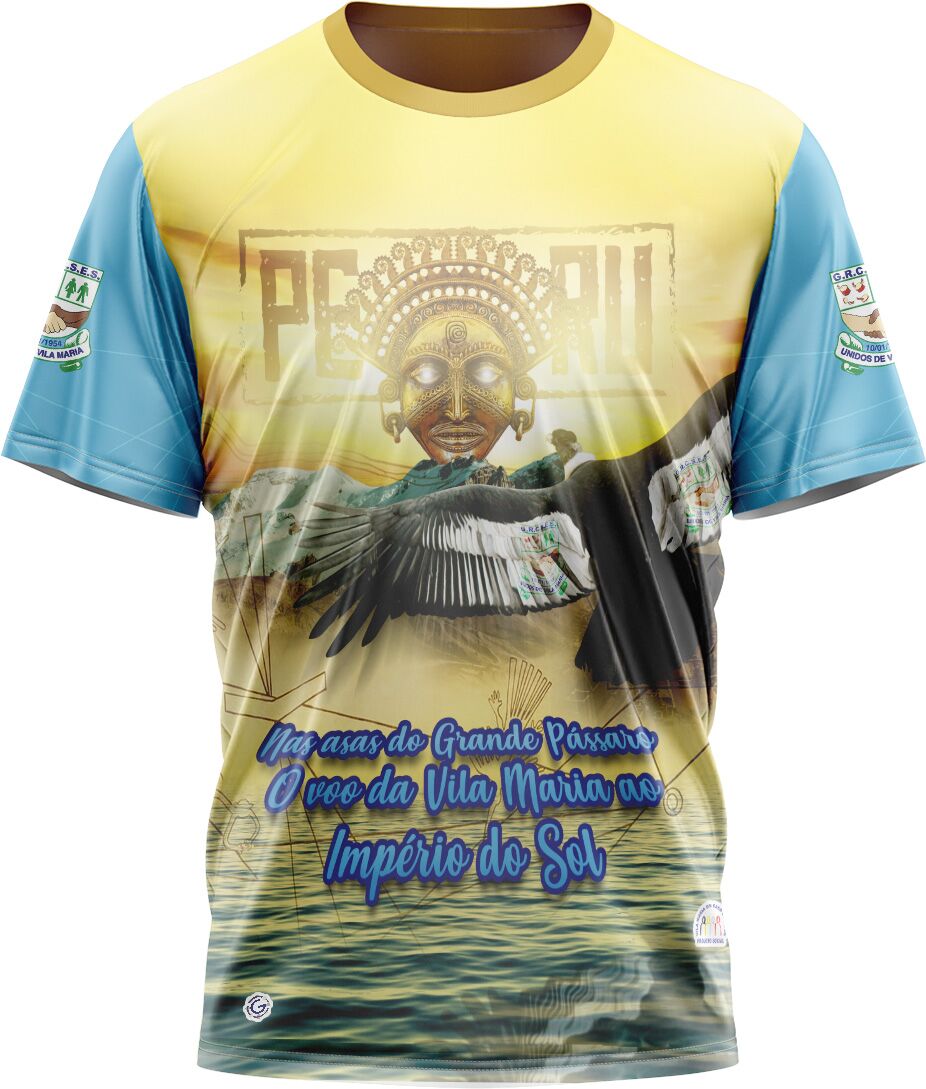 Exclusive Mockups for Branding and Packaging Design Camiseta Enredo 2019 - Unidos de Vila Maria - Imagem 1