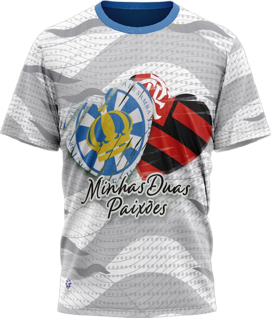 Camiseta Duas Paixões Vila Isabel / Flamengo - Vila Isabel - Imagem 1