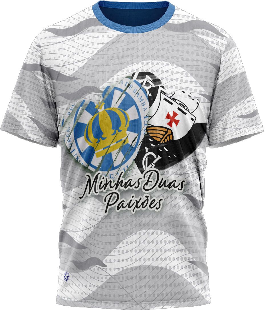 Camiseta Duas Paixões Vila Isabel / Vasco - Vila Isabel - Imagem 1