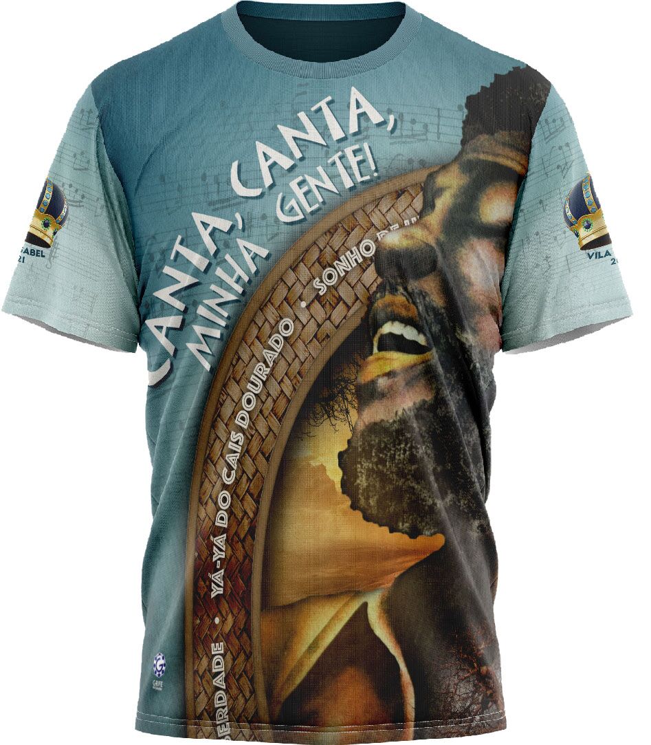 VSB A 002 (3) Camiseta Enredo 2022 Azul - Vila Isabel - Imagem 1