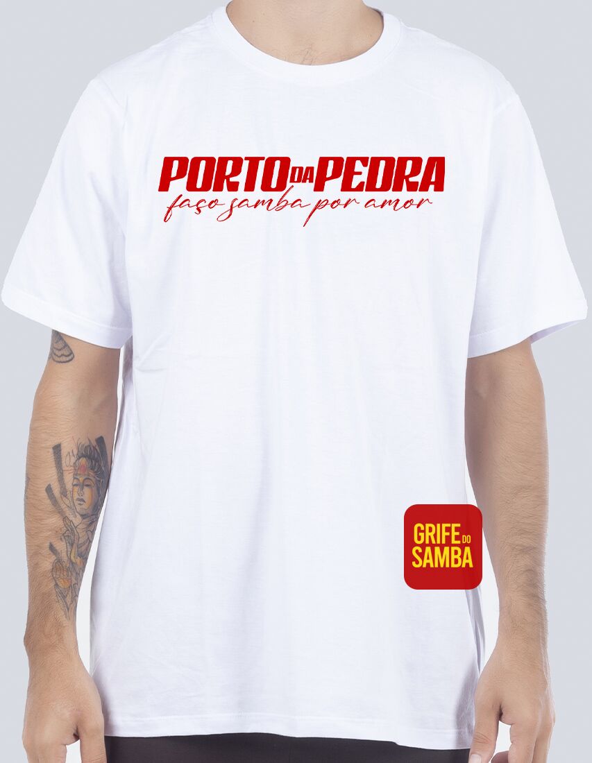 PDP S 003 (3) Camiseta de Algodão Samba Por Amor - Porto da Pedra - Imagem 1