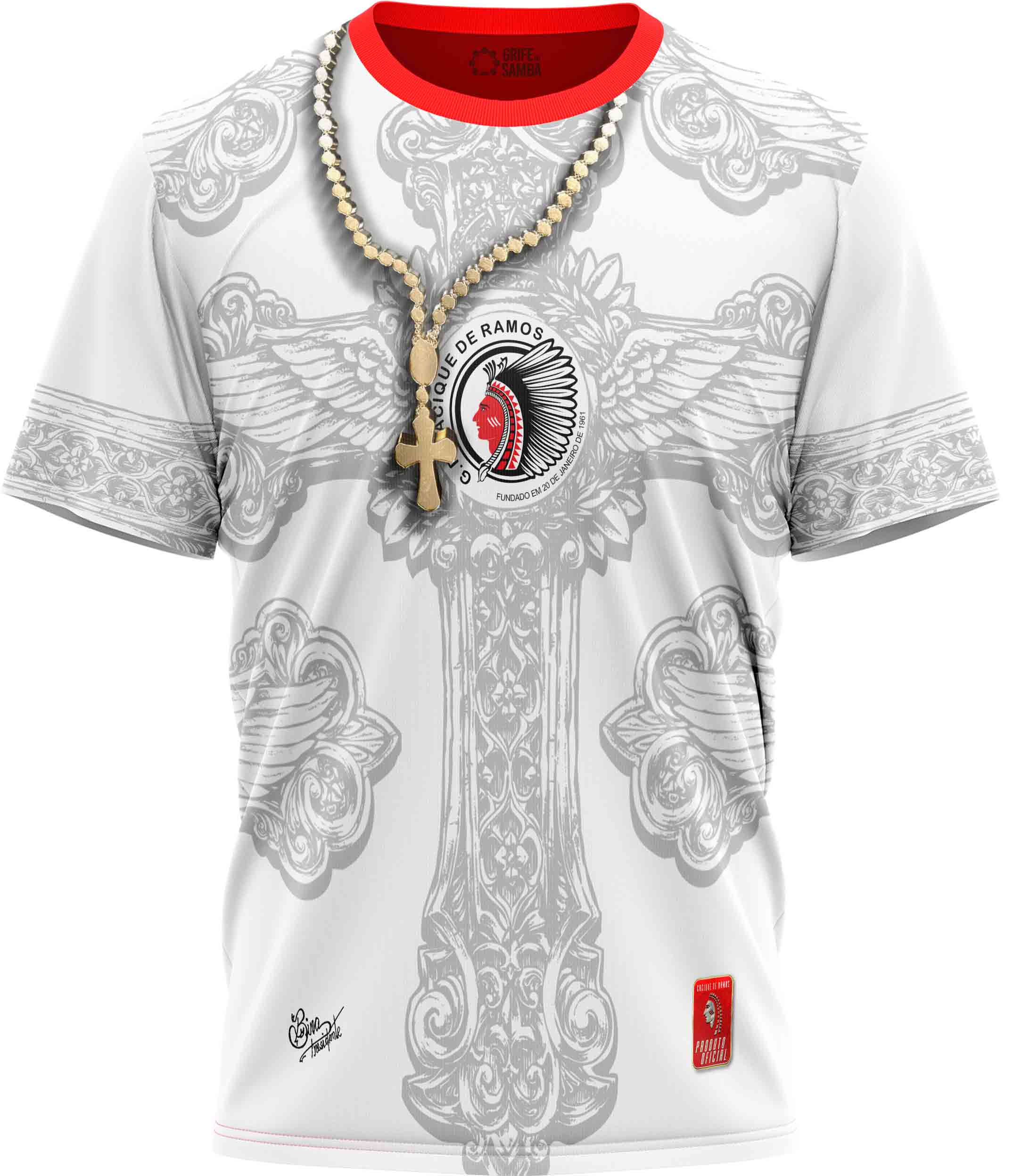 Camiseta Cacique de Ramos - São Jorge Terço - Imagem 1