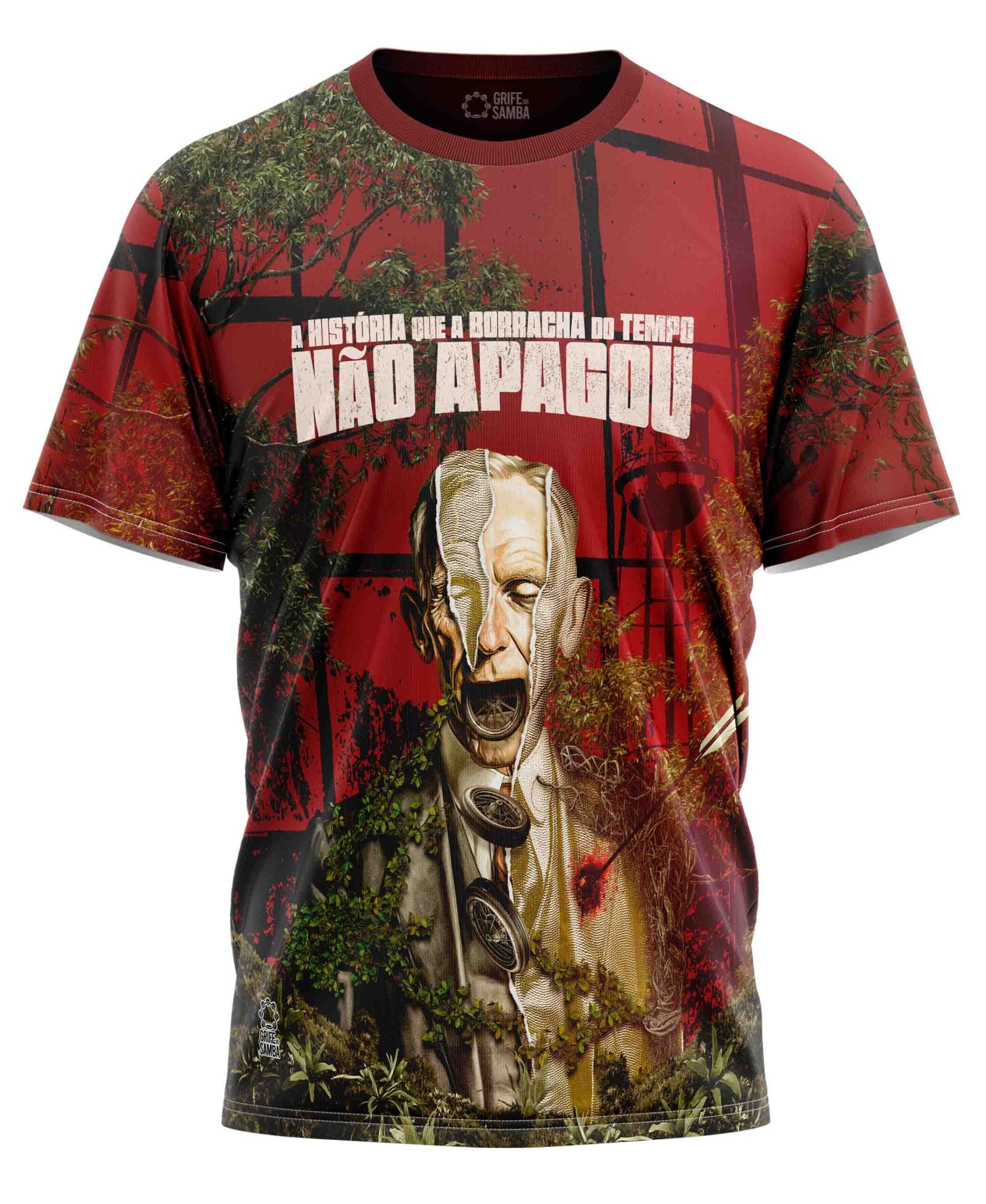 Camiseta Enredo 2025 Vermelha - Porto da Pedra - Imagem 1