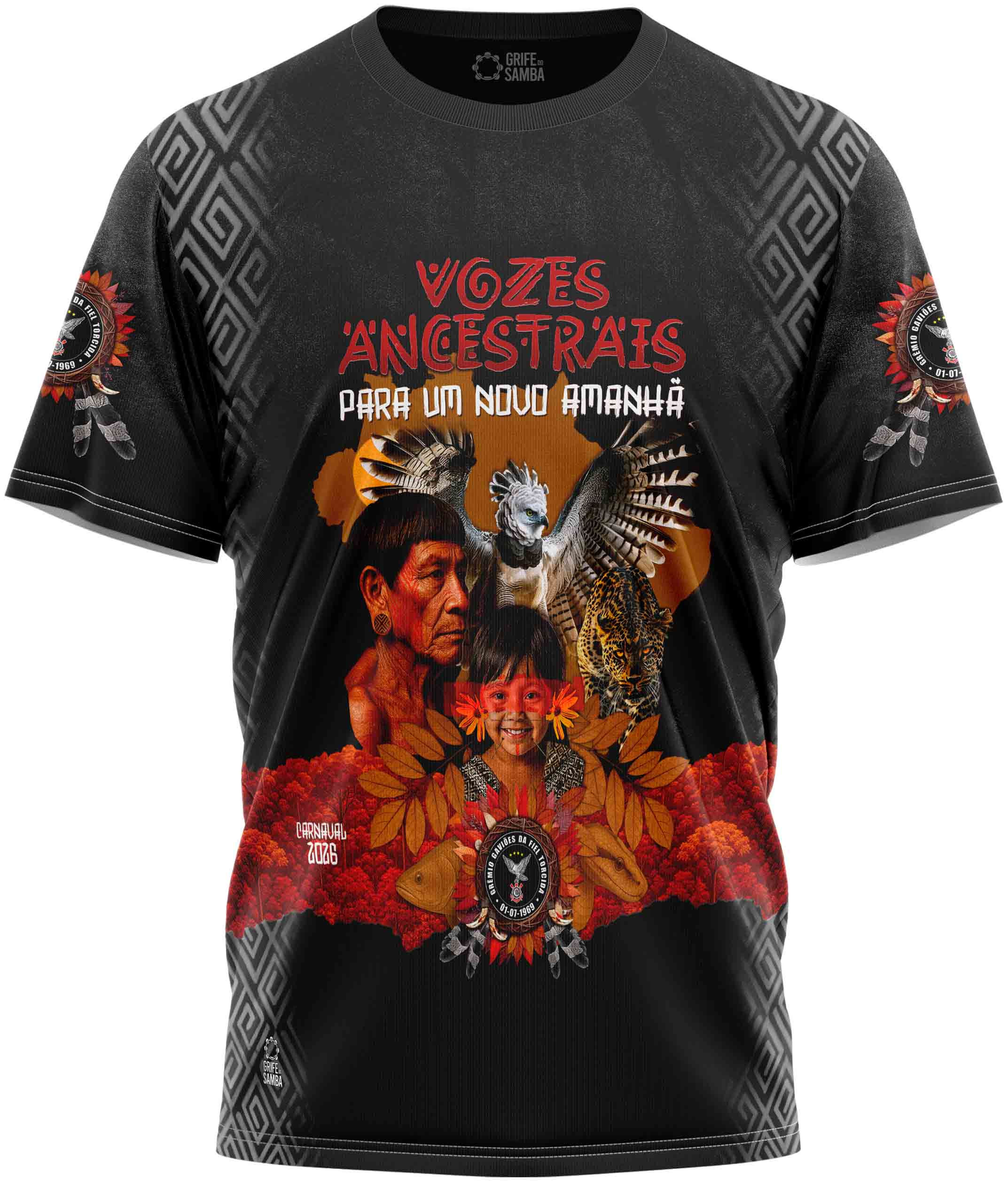 Camiseta Enredo 2026 - Gaviões da Fiel - Imagem 1