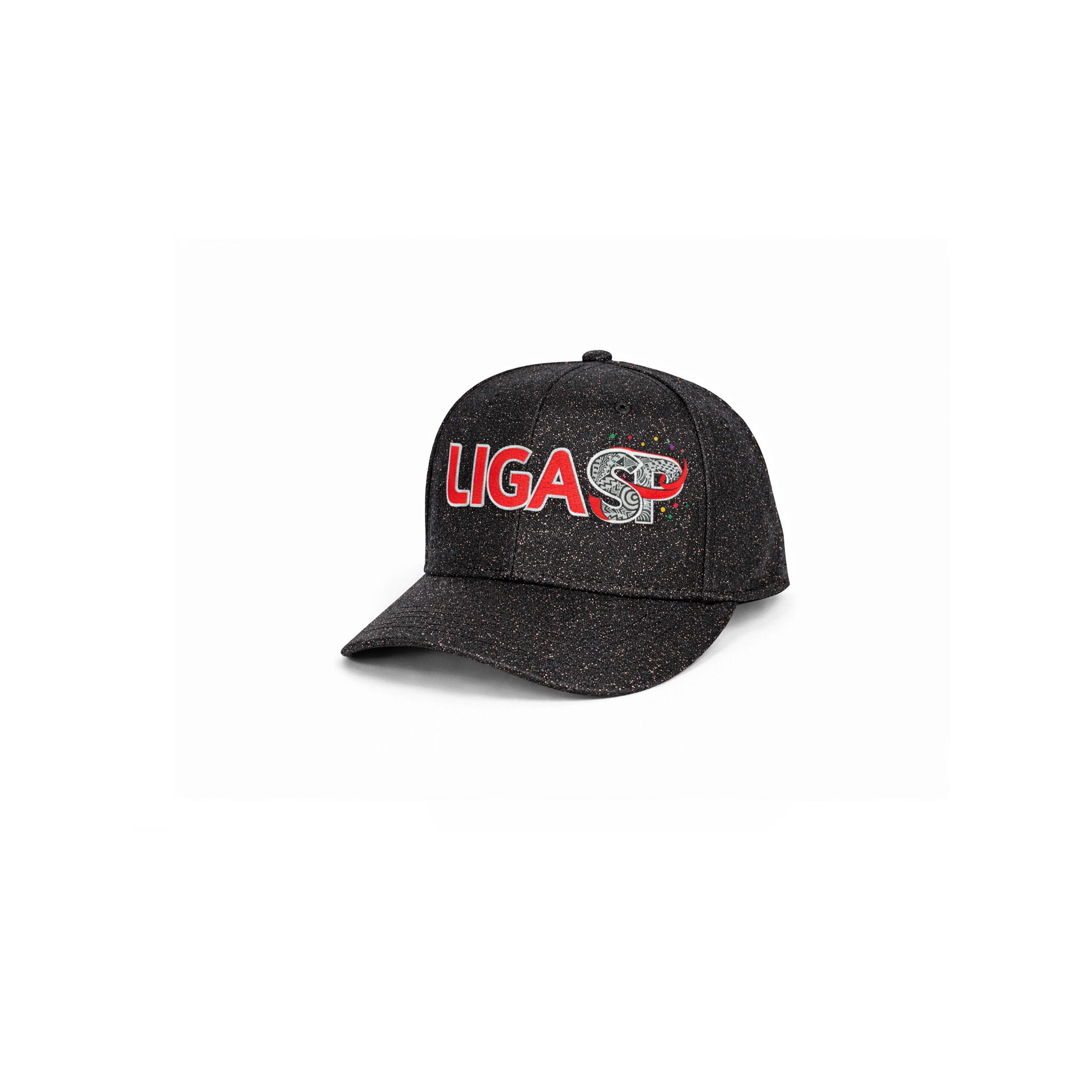 Boné Liga SP -  Preto de Glíter - Imagem 1