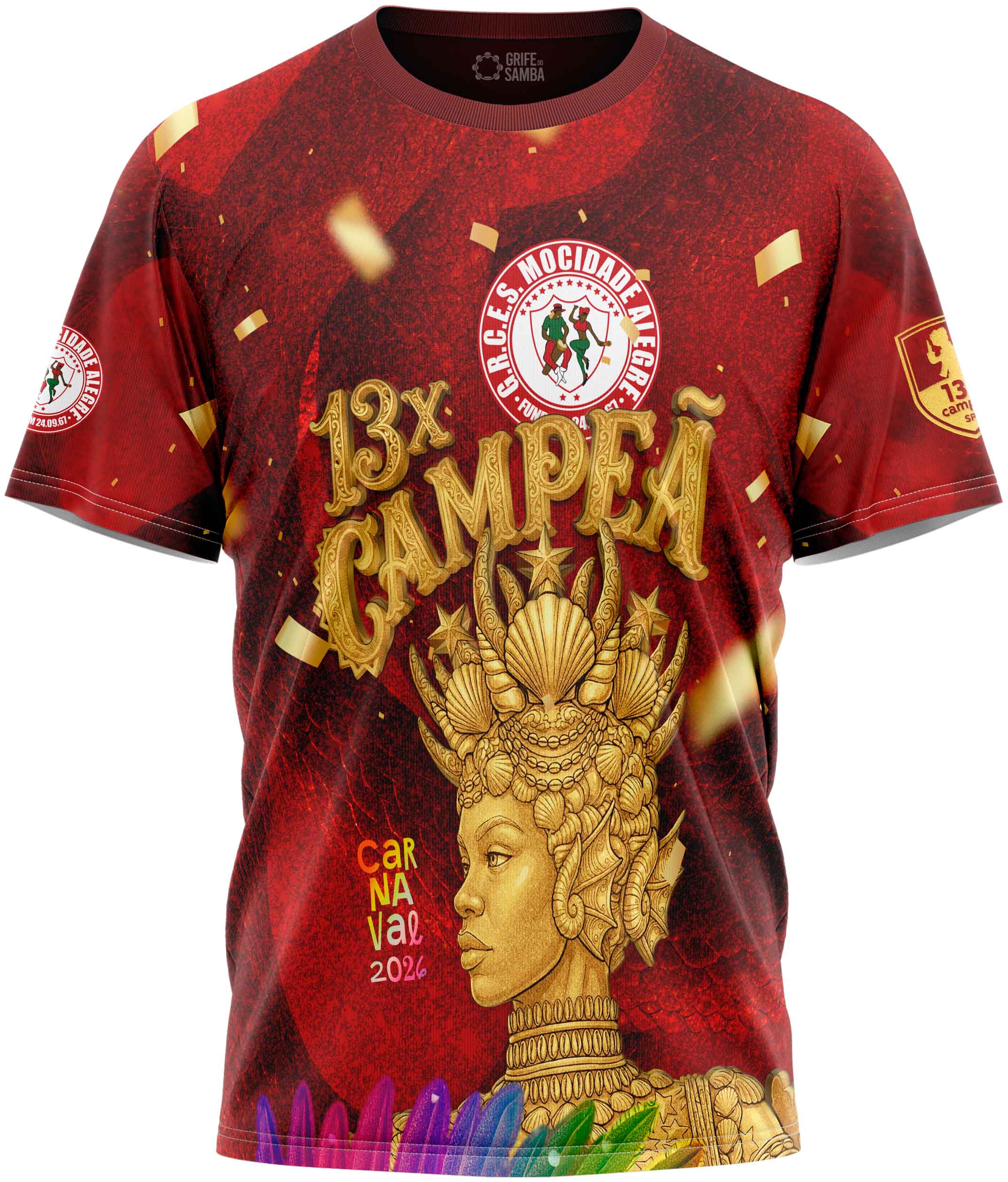 Camiseta Campeã 2026 - Mocidade Alegre - Imagem 1